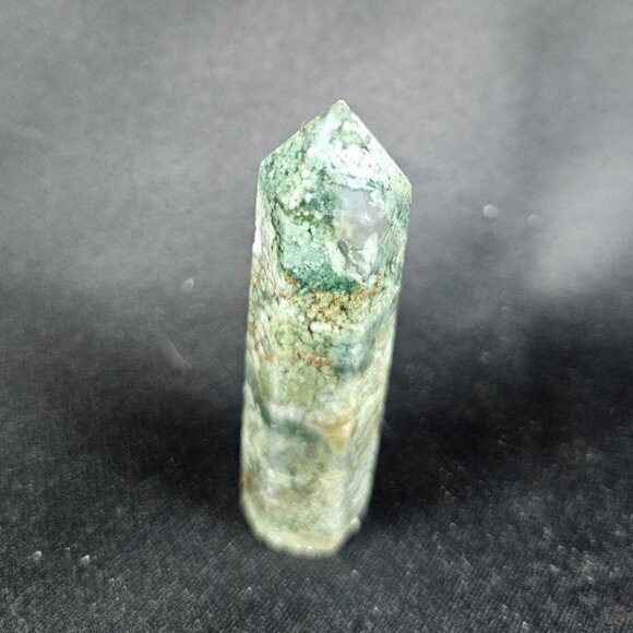 Green Moss Agate tower - Picture 3 of 8